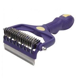 Cat Deshedding Tool & Undercoat Rake Comb Dog Pet Grooming Comb Brushes