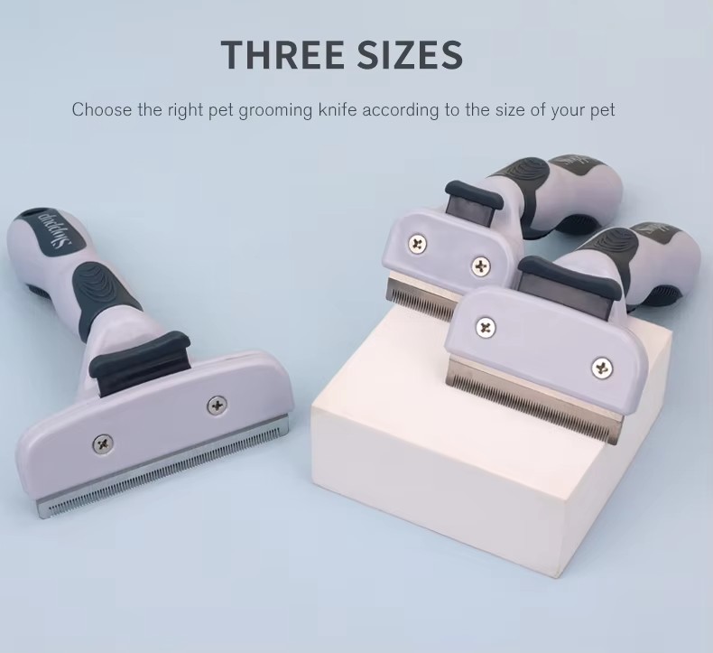 Factory Wholesale Custom Logo Self Cleaning Cat Deshedding Tool Dog Pet Grooming Slicker Brush