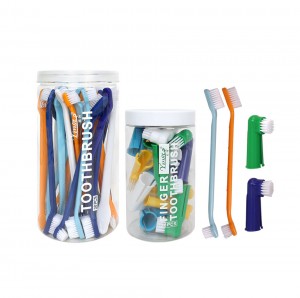20pcs/box Nylon Finger Dog Toothbrushes 35pcs/b...