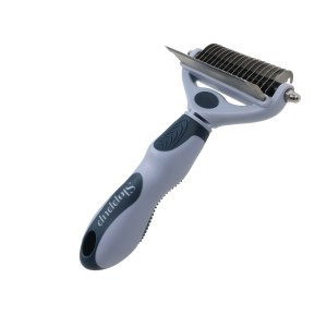 Factory Wholesale Custom Logo Multifunction Double Sided Cat Deshedding Tool Dog Pet Hair Grooming Dematting Comb