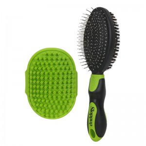 2PCS Dog Grooming Tools – Double-Sided Ba...