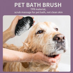 3 Pcs Pet Grooming Tool Kit Dog Cat Dematting Tool Slicker Undercoat Rake and Bath Brush