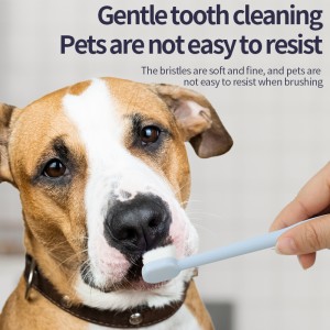 3 in 1 Dog Dental Care Kit Pet Toothbrush Set Dog Cat Toothpaste ToothBrush