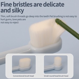 3 in 1 Dog Dental Care Kit Pet Toothbrush Set Dog Cat Toothpaste ToothBrush