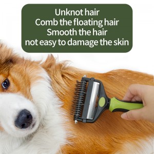 3-in-1 New Arrivals Pet Grooming Brush Dog Deshedding Tool Pet Dematting Comb