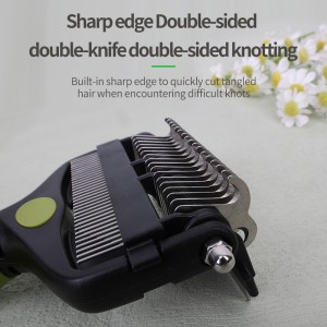 3-in-1 New Arrivals Pet Grooming Brush Dog Deshedding Tool Pet Dematting Comb