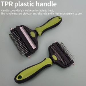 3-in-1 New Arrivals Pet Grooming Brush Dog Deshedding Tool Pet Dematting Comb