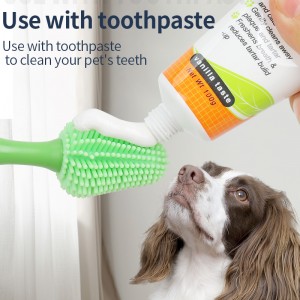 360 Degree Dog Tooth Brushing Soft Bristles Pet Toothbrush