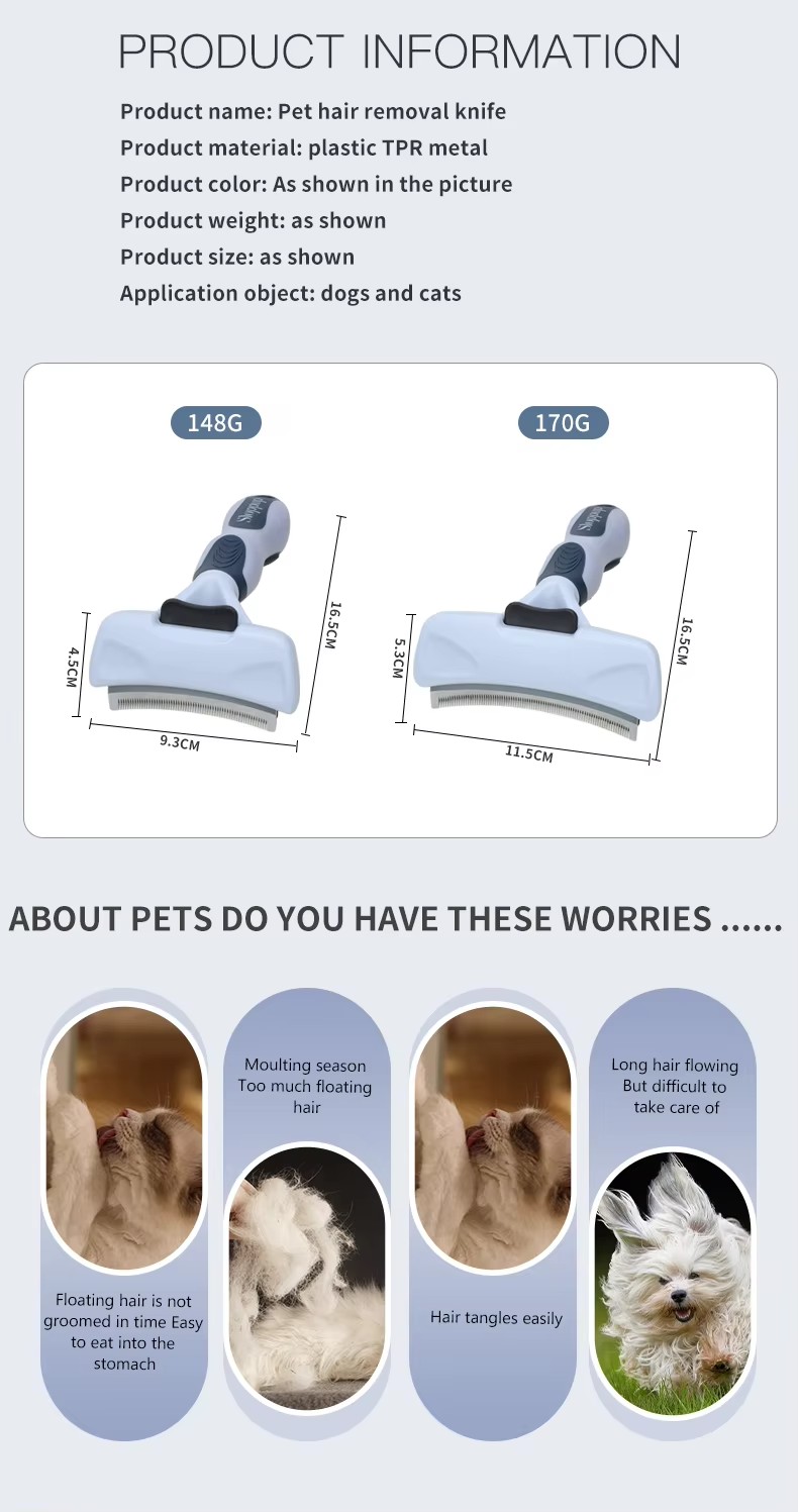 Factory Wholesale Custom Logo Self Cleaning Cat Deshedding Tool Dog Pet Grooming Slicker Brush