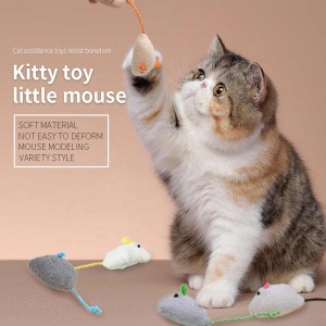 Mouse Soft Plush Interactive Cat Toy