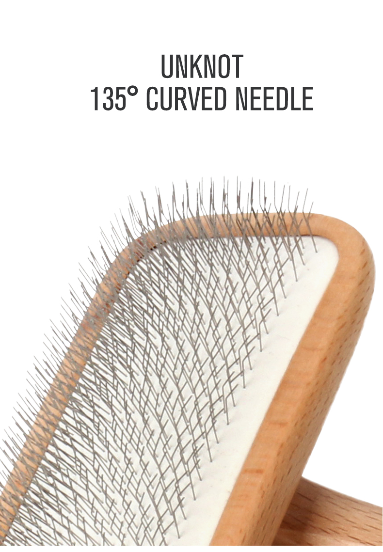 Wood Pet Pin Brush