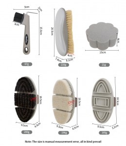 9 Piece Horse Grooming Kit with Bag, Horse Brush Set for Grooming and Bathing, Equine Coat Care Supplies for Horse Riders