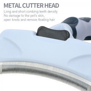 Factory Wholesale Custom Logo Self Cleaning Cat Deshedding Tool Dog Pet Grooming Slicker Brush