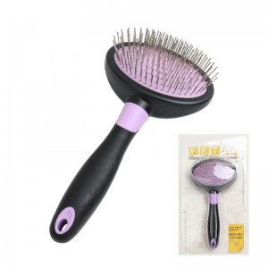 Brosse à aiguille à coussin d'air pour animaux de compagnie