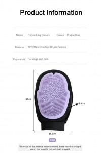 Cat Deshedding Dog Hair Remover Pet Grooming Glove