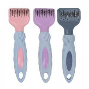 Opakowanie blistrowe Cat Hair Dematting Comb Dog Pet Grooming Brush