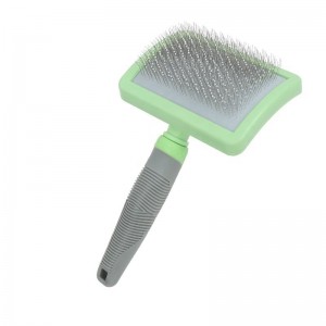 Cat Pin Hair Brush Dog Pet Grooming Slicker Brush With Sticky Beads