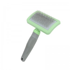 Cat Pin Hair Brush Dog Pet Grooming Slicker Brush With Sticky Beads