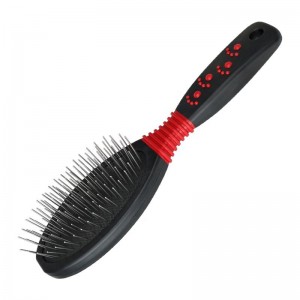 Brosse à aiguille de toilettage pour animaux de compagnie à longues broches