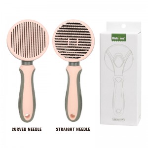 Color Button Automatic Hair Removal Comb