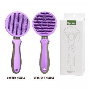 Color Button Automatic Hair Removal Comb