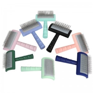 Color C Shape Thick Back Hair Self-cleaning Comb