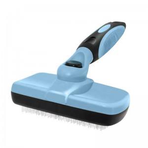 Color Pet Button Self-cleaning Depilatory Comb
