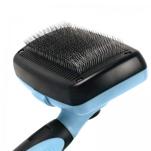 Color Pet Button Self-cleaning Depilatory Comb