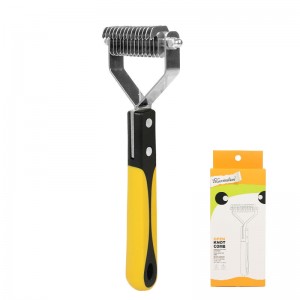 Kulay ng Pet Knotted Grooming Comb