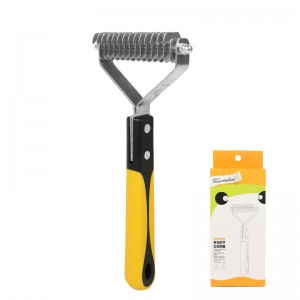 Spalvotas Pet Knotted Grooming Comb