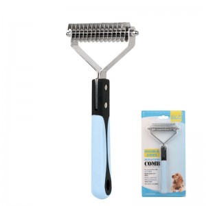 Spalvotas Pet Knotted Grooming Comb