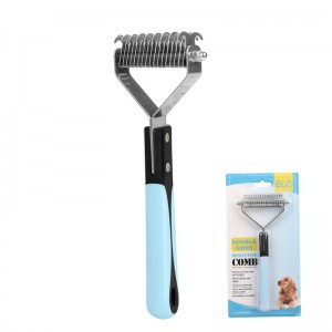 Spalvotas Pet Knotted Grooming Comb