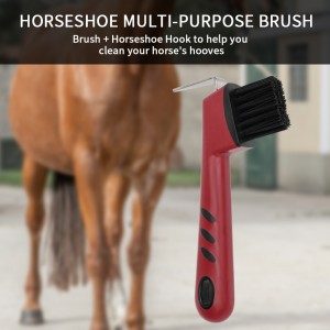 Colorful Horse Riding Equipment Dusting Brush Head Dust Cleaning Tool Horse Grooming Kit Cleaning Equestrian Supplies Accessory