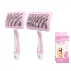 Colorful Self Cleaning Pet Pin Brush