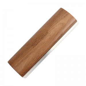 Custom Logo 20CM Wood Horse Sweat Scraper Curry...