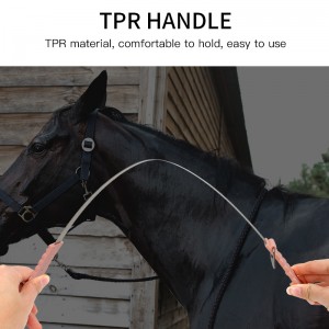 Custom Logo Deshedding Tool Horse Grooming Curry Comb