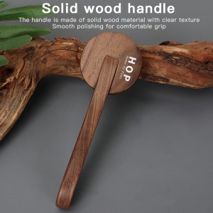 Custom Logo Dog Brush for Grooming Hair Remover Cat Wood Slicker Brush Groom Tool with Stainless Steel Pins for Pets