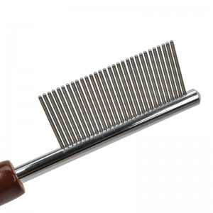 Custom Logo Dog Pet Hair Grooming Comb Brush Cat Mini Face Comb