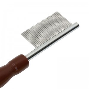 Custom Logo Dog Pet Hair Grooming Comb Brush Cat Mini Face Comb
