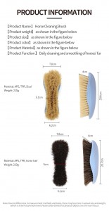 Custom Logo Horse Mane Hair Sisal Horse Cleaning Grooming Brush With Sisal Bristles