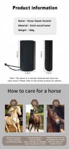 Custom Logo Wooden Cat Hair Removal Pet Shedding Comb Dog Deshedding Brush Tool for Horse