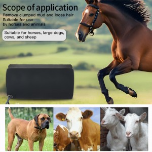 Custom Logo Wooden Cat Hair Removal Pet Shedding Comb Dog Deshedding Brush Tool for Horse