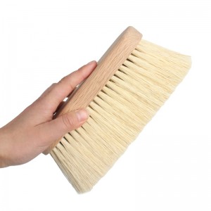 Custom Made Direct Manufacturer Horse Care Products Round Wood Horse Equipment Grooming Brush