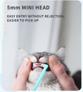Dental Care Small Head Pet Tooth Brush Soft Cat Dog Toothbrush