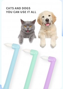 Dental Care Small Head Pet Tooth Brush Soft Cat Dog Toothbrush