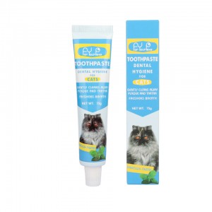 Boîte de couleur Emballage Soins dentaires pour chien Pâte à dents pour chat Chien Dentifrice pour animaux de compagnie