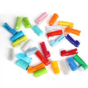 Multicolor Pet Finger Toothbrush