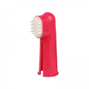 Brosse à dents multicolore pour animaux de compagnie