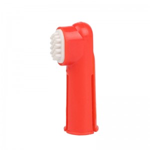 Brosse à dents multicolore pour animaux de compagnie