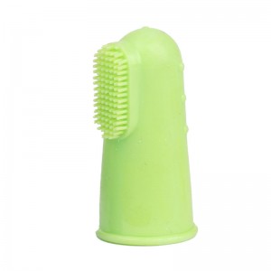 Brosse à dents multicolore pour animaux de compagnie